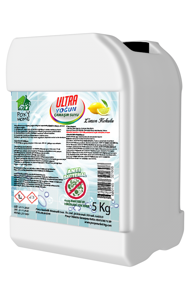 Ultra Yoğun Çamaşır Suyu Limon Kokulu 5  Kg