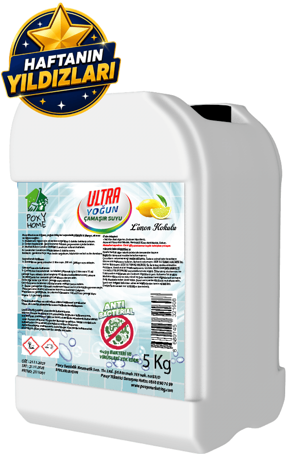 Ultra Yoğun Çamaşır Suyu Limon Kokulu 5  Kg